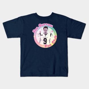 Joe Burrow Fan Club - Girly Pop Edition Kids T-Shirt